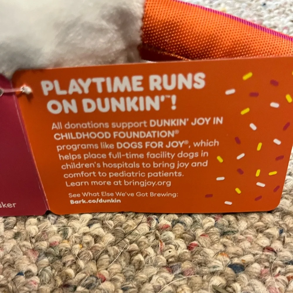🆕 Dunkin’ x Bark Cold Brew Dog Toy